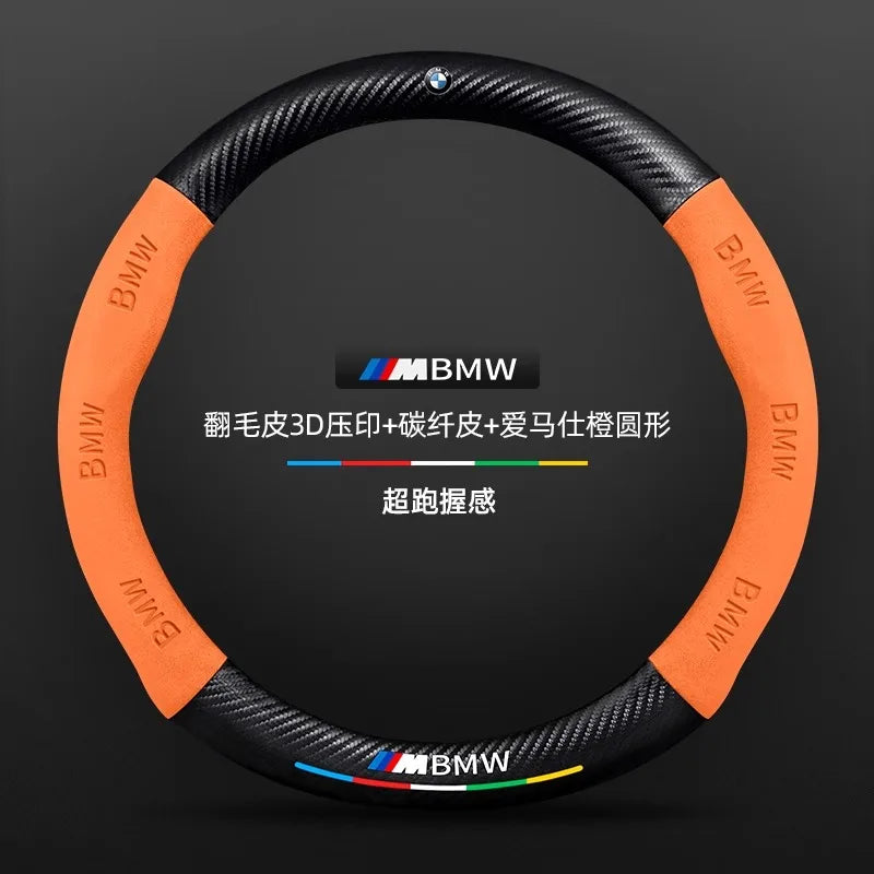 Capa de Volante Esportiva Antiderrapante para BMW Série M e Linhas F G E