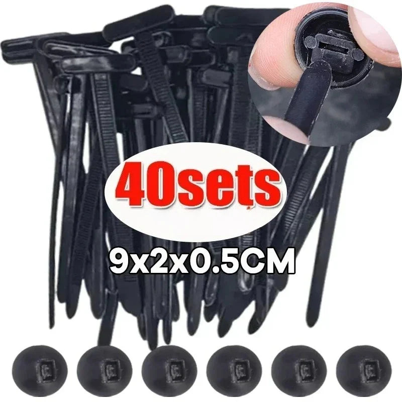 Kit Presilhas Automotivas Universal Fixador de Painéis e Cabos