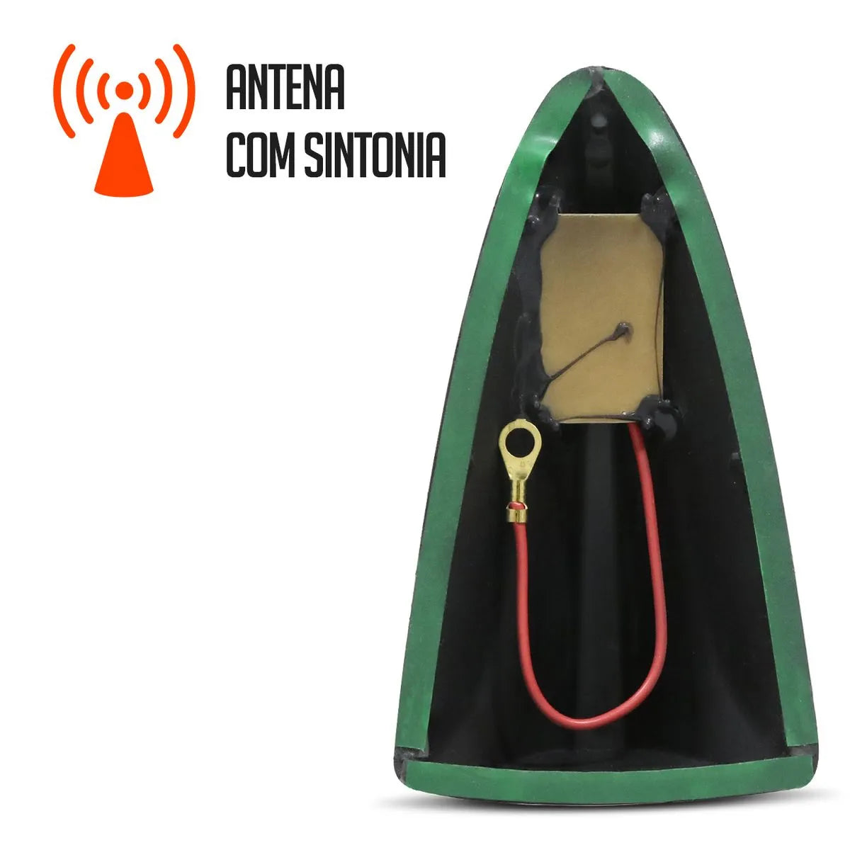 Antena Tubarão Shark Universal AM/FM - Estilo e Sinal Aprimorado