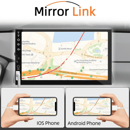 Central Multimídia 1 Din 7 Polegadas – Carplay e Android Auto, Bluetooth e Câmera de Ré
