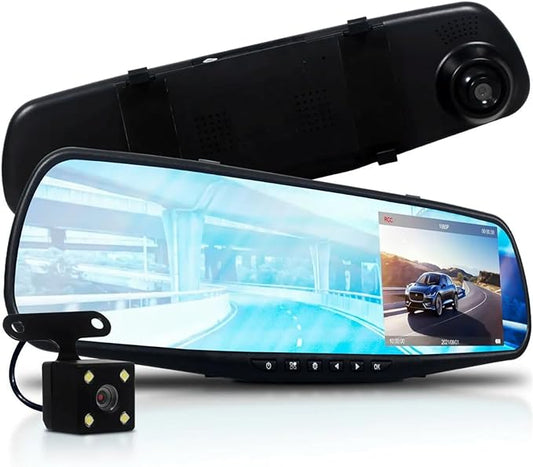 Retrovisor Automotivo com Câmera de Ré Colorida- One Blaz