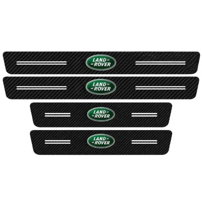 Soleira de Porta em Fibra de Carbono 4D Premium para Carros – Proteção Automotiva