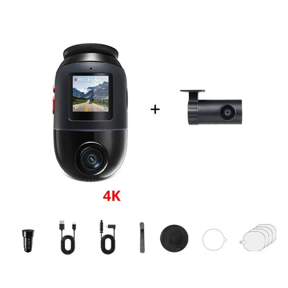 Câmera Veicular 4K 360° com GPS e Monitoramento 24h Dash Cam
