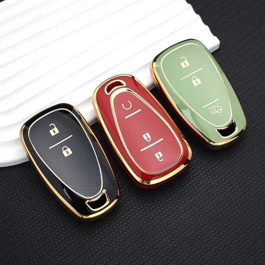 Capa de Chave Automotiva TPU para Chevrolet Cruze, Camaro e Onix – Proteção Premium Anti Risco