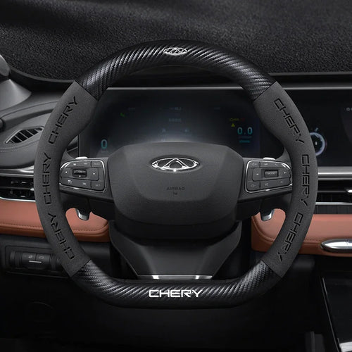 Capa de Volante Suede Premium Antiderrapante para Peugeot 208 2008 3008 5008