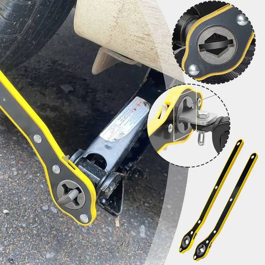 Chave Cruz Automotiva com Catraca Ferramenta para Troca de Pneu