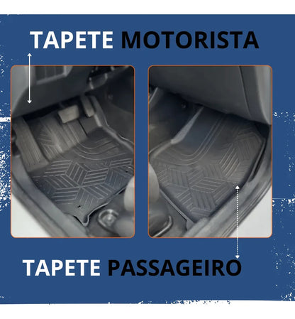 Tapete Bandeja Premium Ford Ranger 2024 a 2025 Jogo Completo