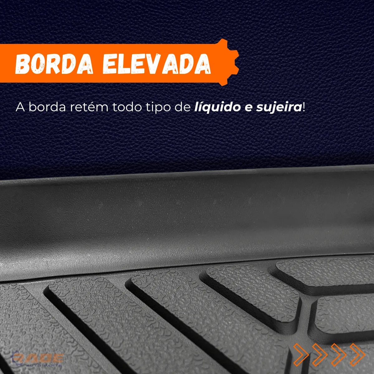 Tapete Bandeja Volkswagen Amarok 2012/2026 Sob Medida Jogo Completo