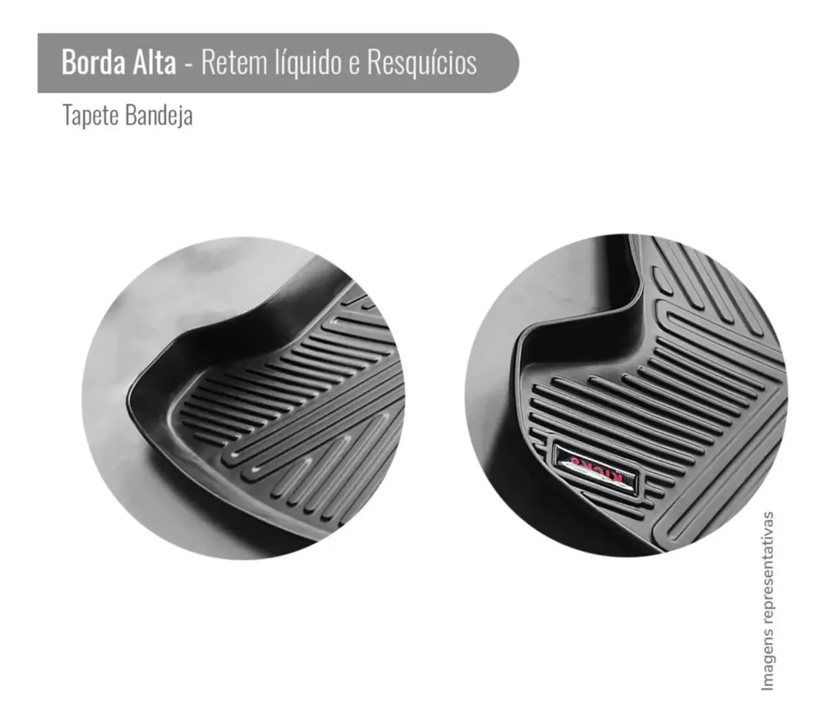 Tapete Bandeja Volkswagen Nivus Sob Medida Jogo Completo