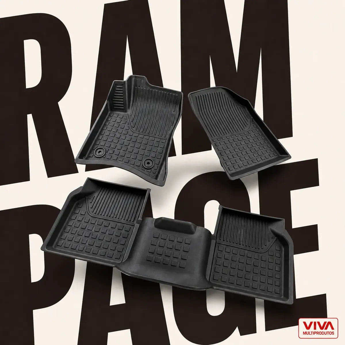Tapete Bandeja RAM Rampage 2024 2025 2026 Sob Medida Jogo Completo