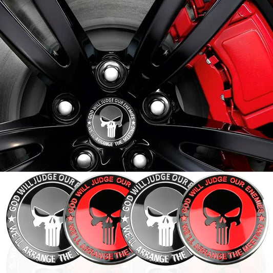 Emblema 3D para Centro de Roda Automotiva Adesivo Universal