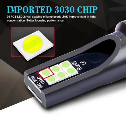 Lâmpada LED Automotiva H8/H11/H16 6000K Super Branca – Farol e Neblina Alta Potência (Kit 2 Peças)