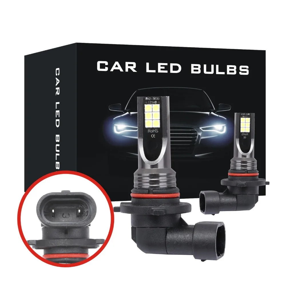 Lâmpada LED Automotiva H8/H11/H16 6000K Super Branca – Farol e Neblina Alta Potência (Kit 2 Peças)