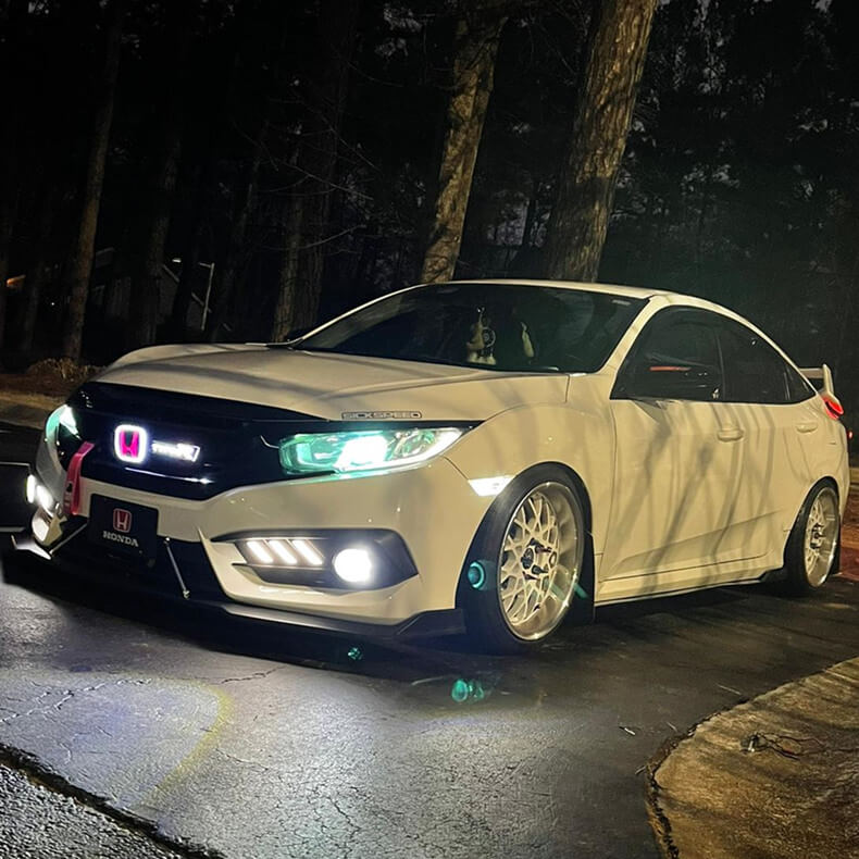 LED dinâmico Honda