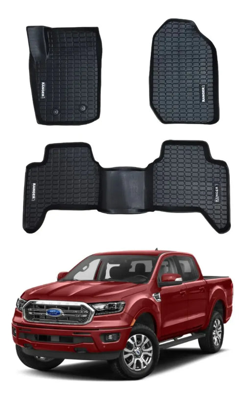 Jogo Tapete Bandeja Ford Ranger 2014 a 2022 Automotivo