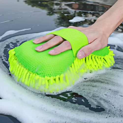 Luva de Microfibra para Lavagem Automotiva com Alta Absorção