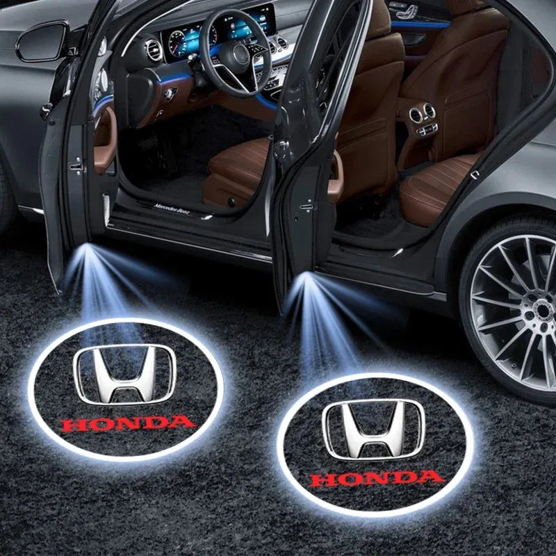 Luz de Porta Automotiva LED com Projeção Logo para Honda