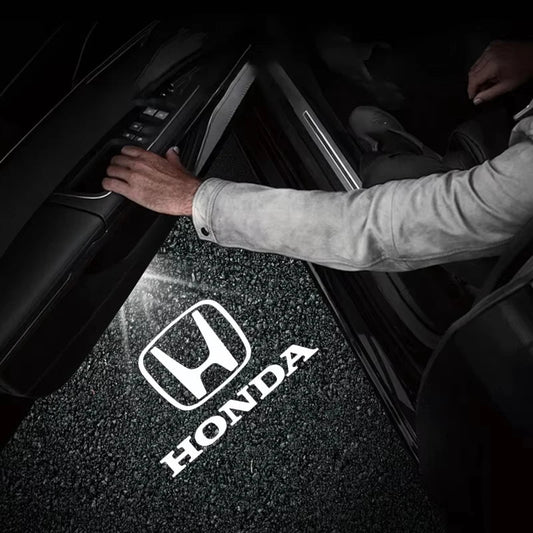 Projetor LED de Porta Honda Welcome Light – Luz de Cortesia com Logo (Kit 2 Peças)