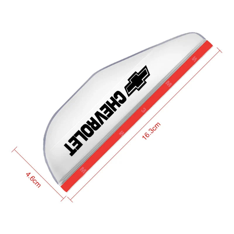 Protetor de Retrovisor Automotivo Anti Chuva – Viseira para Espelho Lateral Universal (Kit 2 Peças)