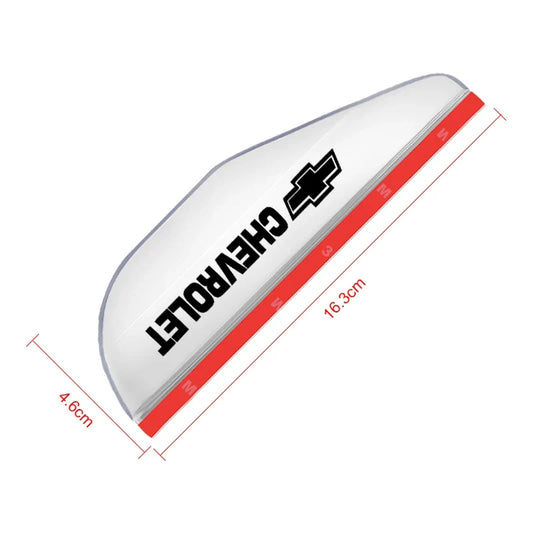 Protetor de Retrovisor Automotivo Anti Chuva – Viseira para Espelho Lateral Universal (Kit 2 Peças)
