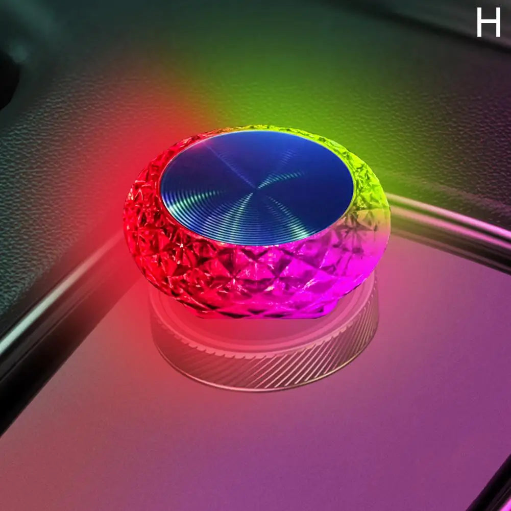 Mini Luz LED USB para Interior de Carro Iluminação Ambiente Portátil