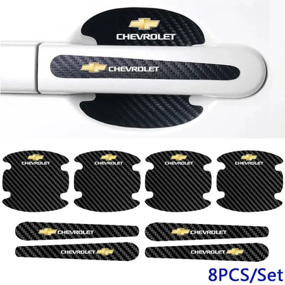 Adesivo Protetor de Maçaneta Automotiva para Chevrolet – Kit 4 Peças Anti Risco Porta Carro