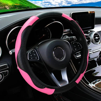 Capa de Volante Universal Antiderrapante em Couro PU 38cm