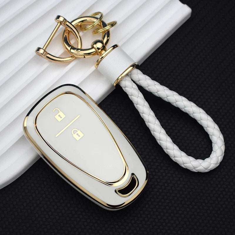 Capa de Chave Automotiva TPU para Chevrolet Cruze, Camaro e Onix – Proteção Premium Anti Risco