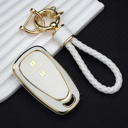 Capa de Chave Automotiva TPU para Chevrolet Cruze, Camaro e Onix – Proteção Premium Anti Risco