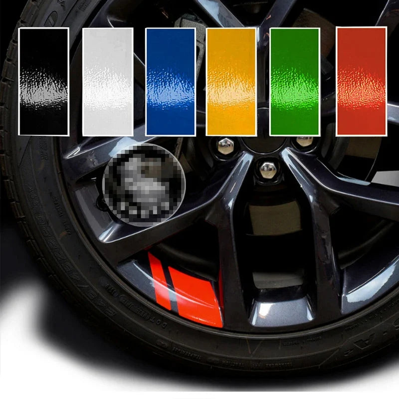 Adesivo Refletivo para Roda Automotiva Kit 4 a 6 Peças