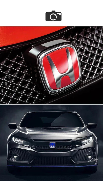 Emblema Honda para Grade, Porta-Malas e Volante – Logo 3D em ABS Premium Anti Risco