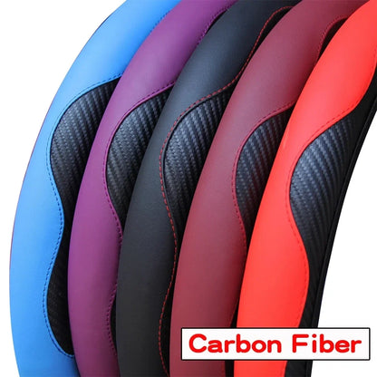 Capa de Volante Universal Antiderrapante em Couro PU 38cm