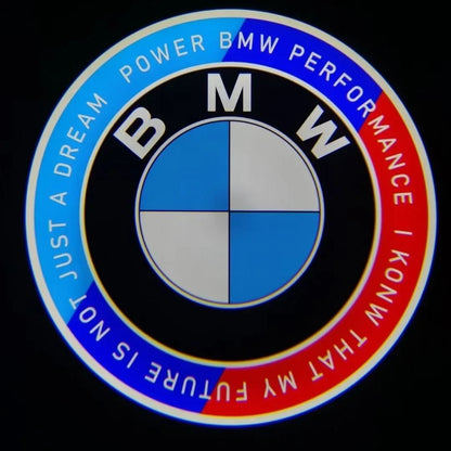 Projetor LED de Porta BMW Welcome Light – Luz de Cortesia com Logo para Série 3, 5, 7 e X1 (Kit 2 ou 4 Peças)