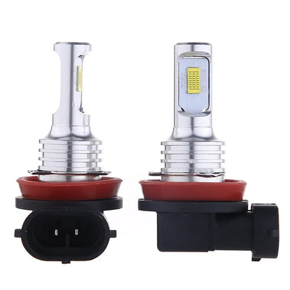 Lâmpada LED Automotiva H11/H8/H9 80W 30000LM – Farol e Neblina Super Brilho 3000K/6000K (Kit 2 Peças)