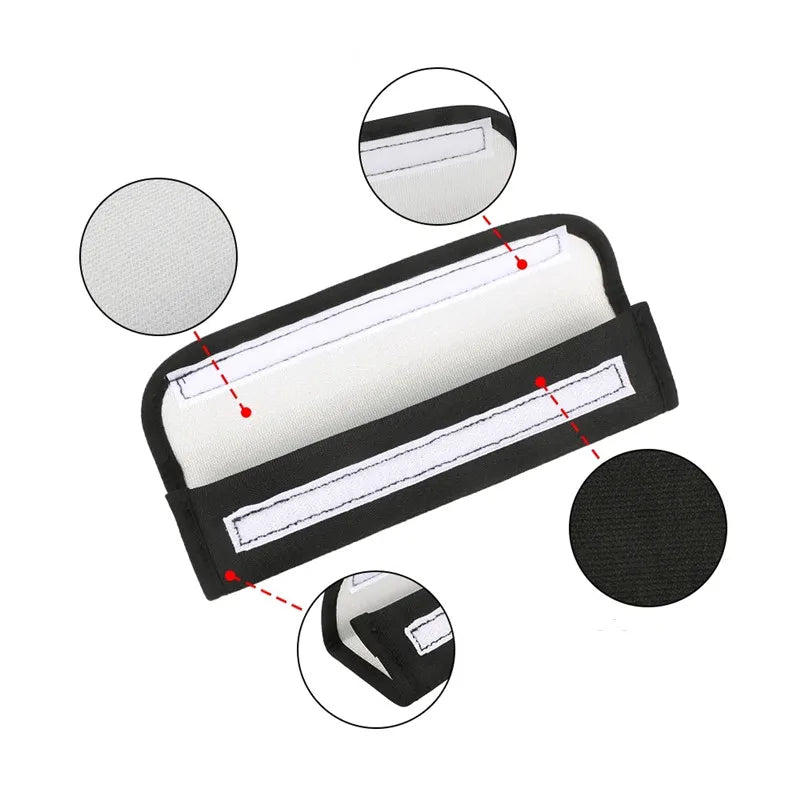 Protetor de Cinto de Segurança Automotivo Conforto para Ombro Kit 2 Peças
