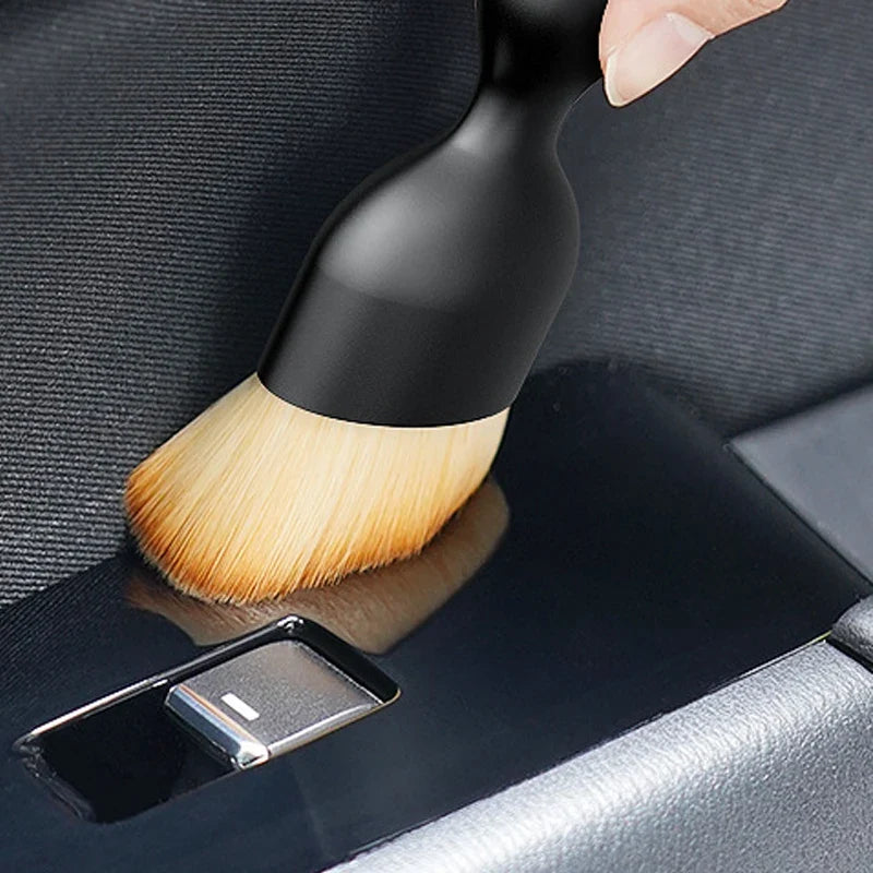 Escova de Limpeza para Saída de Ar Automotiva com Capa Protetora