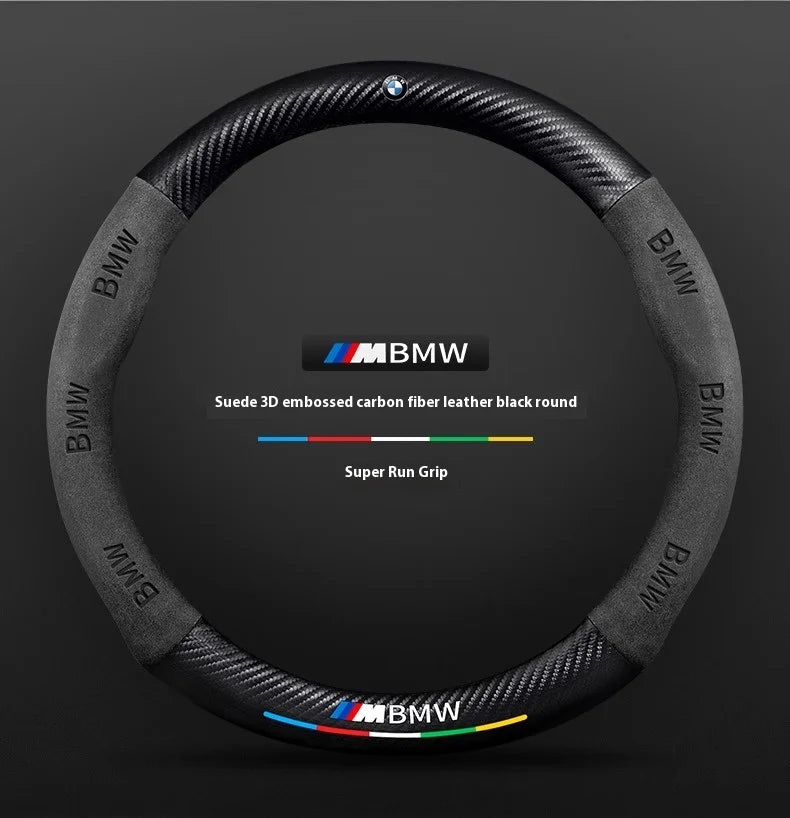 Capa de Volante Esportiva Antiderrapante para BMW Série M e Linhas F G E