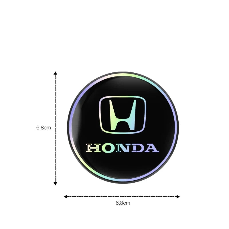 Tapete Porta-Copos Automotivo Honda – Base Antiderrapante para Copo (Kit 2 Peças)