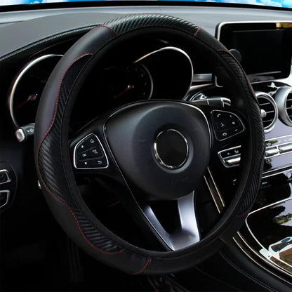 Capa de Volante Universal Antiderrapante em Couro PU 38cm