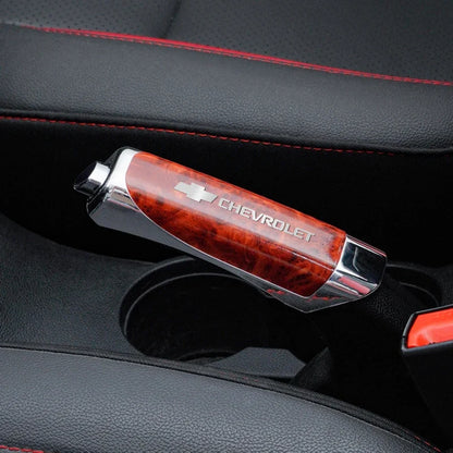 Capa de Freio de Mão Automotivo em Couro para Chevrolet – Protetor Antiderrapante Premium