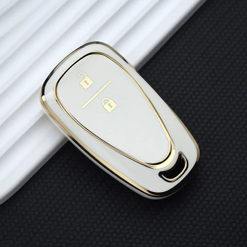 Capa de Chave Automotiva TPU para Chevrolet Cruze, Camaro e Onix – Proteção Premium Anti Risco