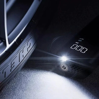 Compressor de Ar Portátil 12V Sem Fio com Iluminação LED e Inflação Rápida