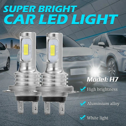Lâmpada LED Automotiva H11/H8/H9 80W 30000LM – Farol e Neblina Super Brilho 3000K/6000K (Kit 2 Peças)