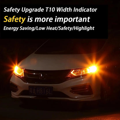 Lâmpada LED Automotiva T10 Super Brilho – Luz de Posição, Placa e Interior 12V/24V (Par)
