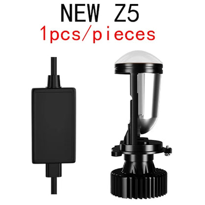 Lâmpada LED H4 20000LM com Mini Projetor Canbus 6500K – Farol Automotivo Alto e Baixo Plug and Play