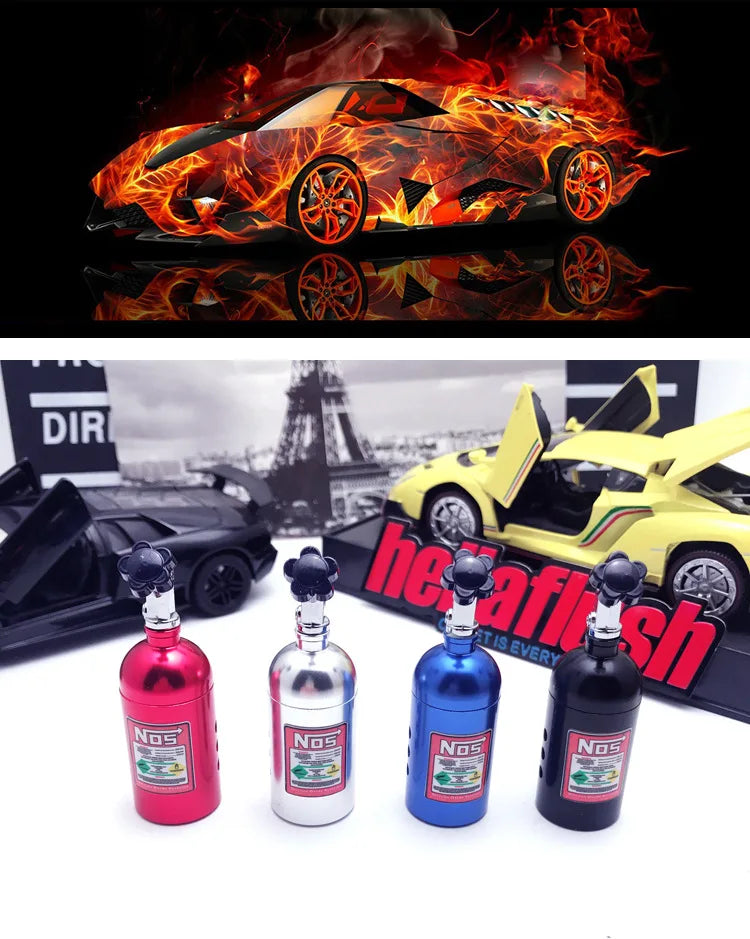 Perfume Automotivo NOS Nitro para Saída de Ar – Aromatizador Vent Clip Estilo Racing (Kit com Refis)