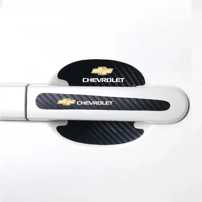 Adesivo Protetor de Maçaneta Automotiva para Chevrolet – Kit 4 Peças Anti Risco Porta Carro