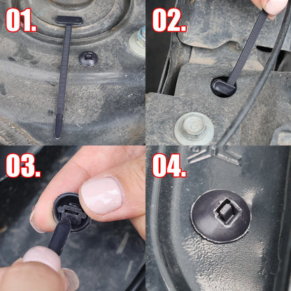 Kit Presilhas Automotivas Universal Fixador de Painéis e Cabos