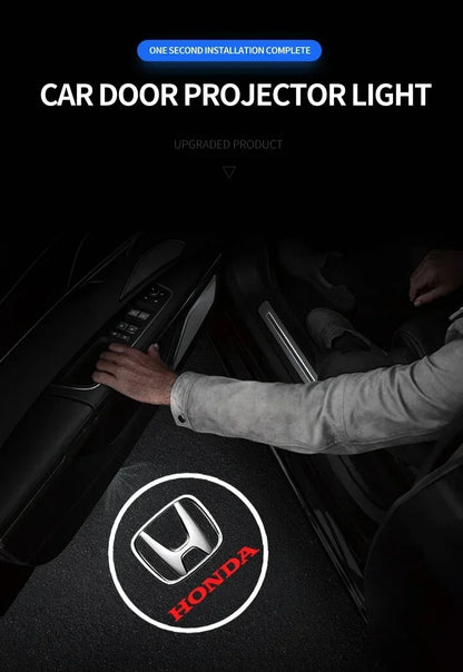 Luz de Porta Automotiva LED com Projeção Logo para Honda