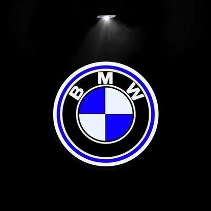 Projetor LED de Porta BMW Welcome Light – Luz de Cortesia com Logo para Série 3, 5, 7 e X1 (Kit 2 ou 4 Peças)
